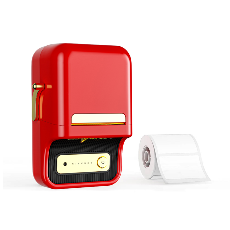 NIIMBOT%20B21S,%20Taşınabilir,%20Mürekkepsiz,%20Termal%20Etiket%20Yazıcı%20(Bluetooth,%20Type-C)%20Kırmızı