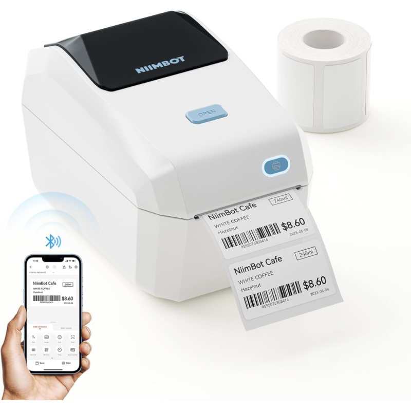 NIIMBOT%20K3,%20Taşınabilir,%20Mürekkepsiz,%20Termal%20Etiket%20Yazıcı%20(Bluetooth,%20Wifi)%20Krem