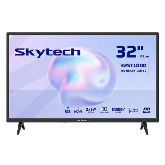 SKYTECH 32ST1000 32’’ 82cm, HD Ready, Dahili Uydu Alıcılı, Led Televizyon