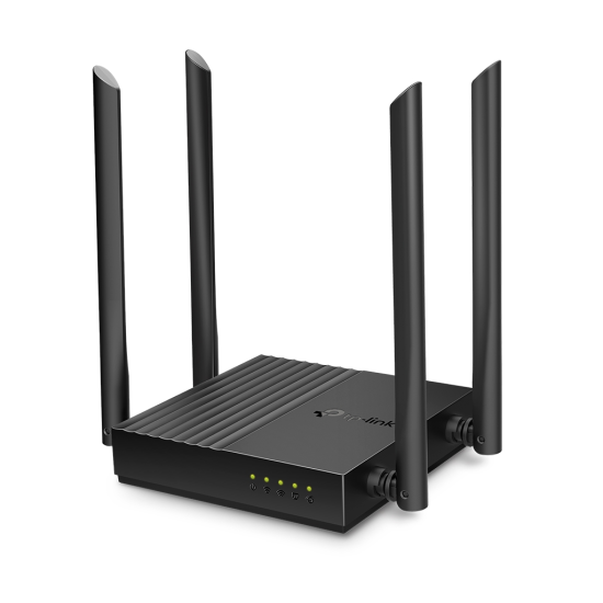 TP-LINK ARCHER C64, AC1200, 4Port, 400-867Mbps, Dual Band WiFi, Masaüstü, Gigabit, Router, Access Point