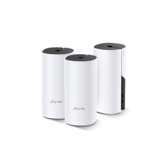 TP-LINK DECO-E4, AC1200, Üçlü Mesh, 1200Mbps, Dual Band, 2Port Megabit Lan, 370m2 kapsama Alanı, Router, Geniş Alan İnternet Ağı Sağlayıcısı