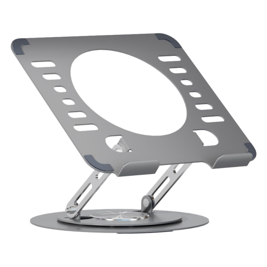 FRISBY FNC-5175ST, 10’’-15.6’’ Taşınabilir,  Katlanır, Notebook Standı, Ayarlanabilir Yükseklik, Alüminyum (Gümüş)