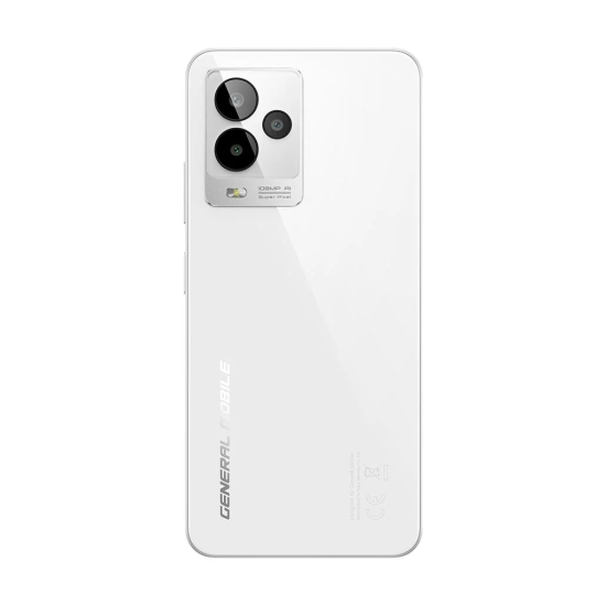 GENERAL MOBILE GM24 Pro 256Gb, White Swan, 8Gb Ram, 8 Çekirdek, 6,7inç Ekran, 16Mpix Ön, 108Mpix Arka Kamera, Türkiye Garantili, Cep Telefonu