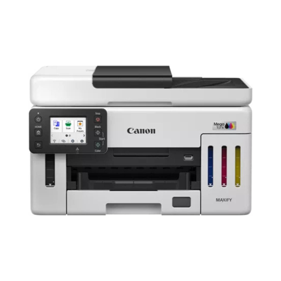 CANON MAXIFY GX6140, Renkli, Mürekkep Mega Tanklı, Yazıcı, Tarayıcı, Wifi, Lan, Duplex, ORİJİNAL MÜREKKEP