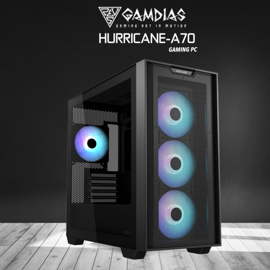 HURRICANE-A70, i7-14700K, 32Gb DDR5 Ram, 1Tb NVMe SSD, 8Gb GDDR6 RTX4060 Ekran Kartı, 750W Kasa, Free Dos GAMING TAVSİYESİ