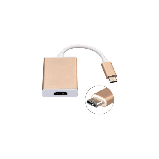 HYTECH HY-USBC10, Type-C TO HDMI 15cm Çevirici