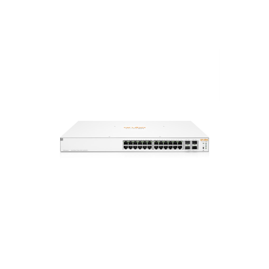 HP Aruba Instant On JL683B 1930-24G, 24Port,  GigaBit, 24 Port PoE, 195W, 4 Port Gigabit SFP, Yönetilebilir, Rack Mount Switch