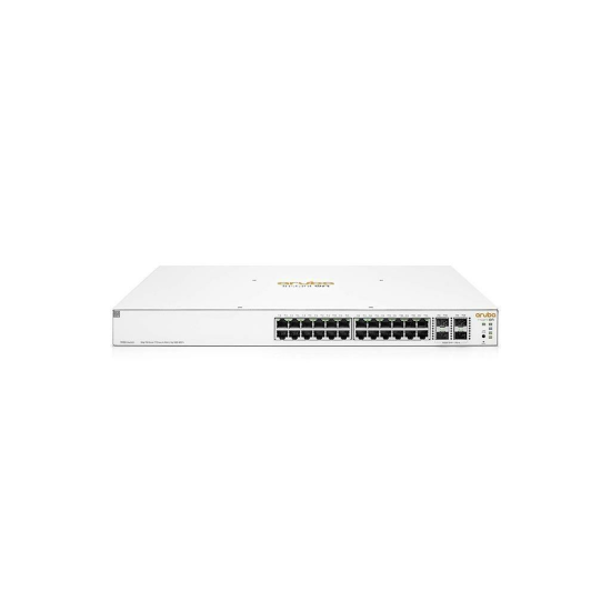 HP Aruba Instant On JL684B 1930-24G, 24Port,  GigaBit, 24 Port PoE, 370W, 4 Port Gigabit SFP, Yönetilebilir, Rack Mount Switch