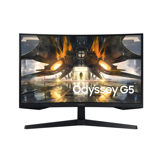 SAMSUNG LS27AG550EPXUF, Odyssey G5 27’’ 1ms, 165Hz, 2K Quad HD, DP, HDMI, USB, VA LED, HDR10 1000R, Curved, Monitör