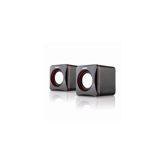 SNOPY SN-21, 6W, 1+1 Masaüstü, USB Speaker, (Siyah)