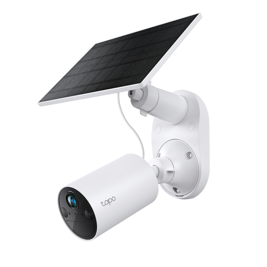 TP-LINK Tapo C410 KIT, 3,0Mpix, Dış Mekan, IP65, WiFi, 9Mt. Renkli Gece Görüşü, İki Yönlü Ses, Güneş Enerjili Güvenlik Kamerası Kiti