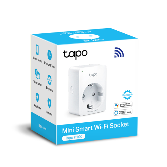 TP-LINK Tapo P100 Wi-Fi Mini Akıllı Priz (Tekli)