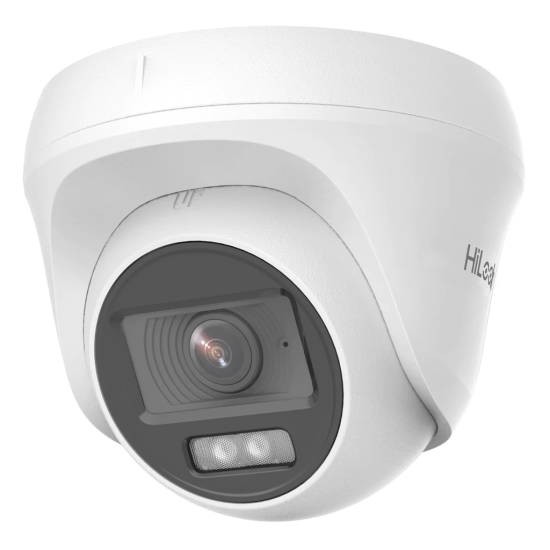 HILOOK THC-T127-LPS, 2Mpix, 2.8mm Lens, 20Mt Gece Görüşü, Dual Light, Dahili Mikrofon, Dome Kamera
