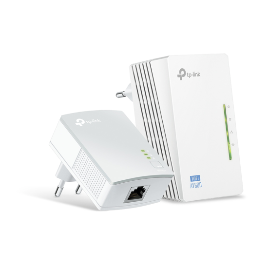 TP-LINK TL-WPA4220KIT 600Mbps AV600, HomePlug, Wifi Powerline