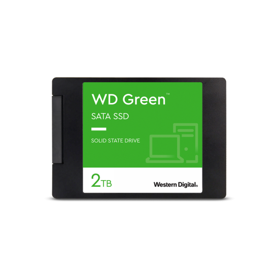 WD Green, WDS200T2G0A,2TB, 545/465, 3D NAND, 2,5’’ SATA, SSD