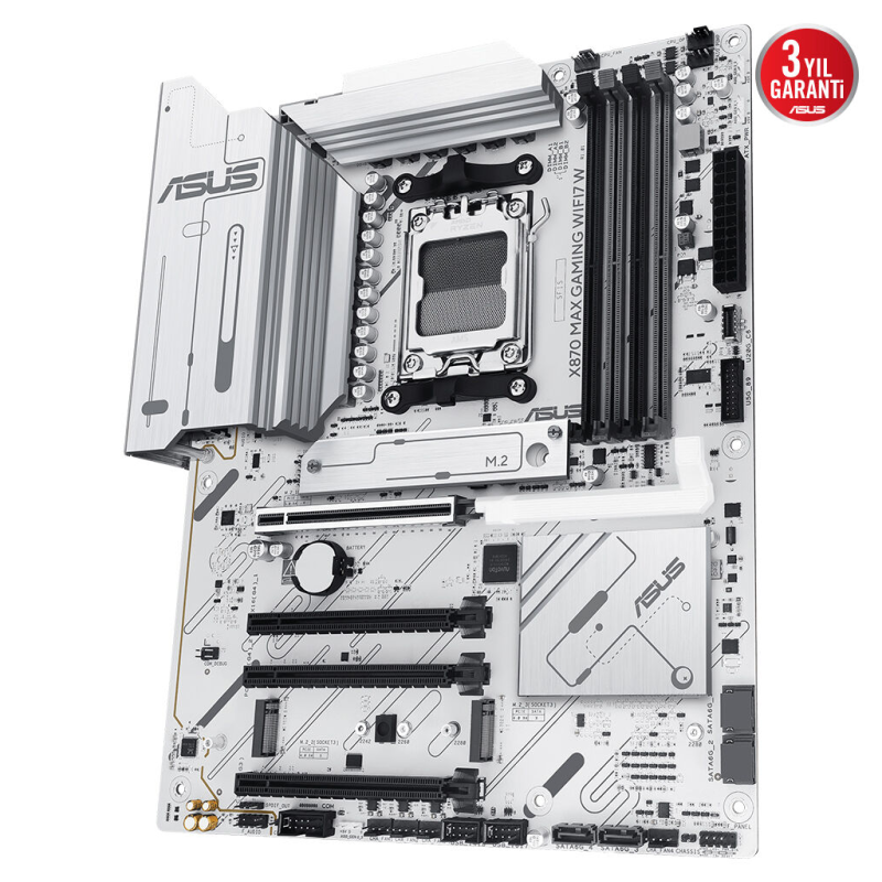 ASUS%20X870%20MAX%20GAMING%20WIFI7%20W,%204xDDR5,%203xM2,%20HDMI,%20DP,%20Type-C,%20Wi-Fi%207,%20Bluetooth%20v5.3,%20AM5%20Soket%20GAMING%20Anakart