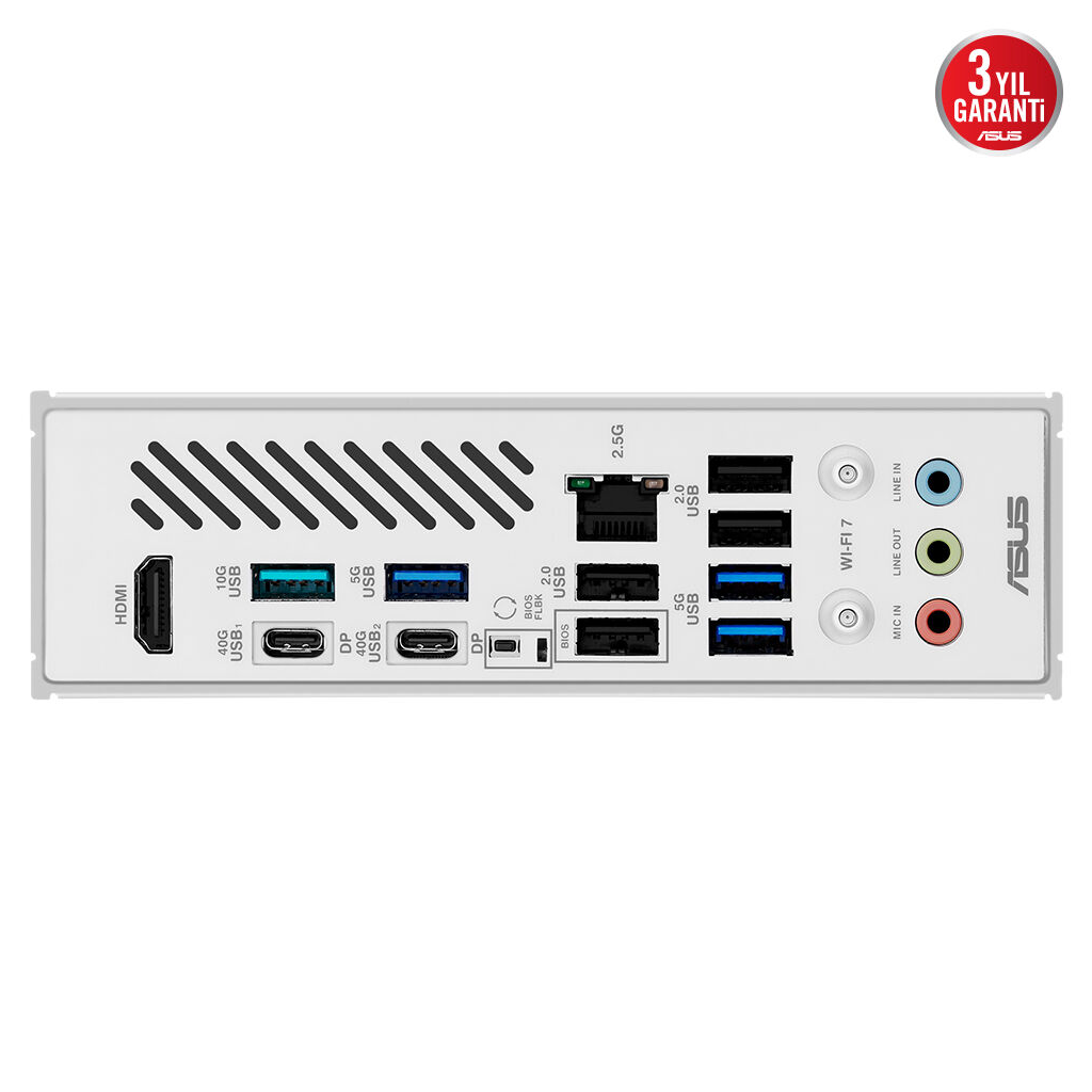 ASUS%20X870%20MAX%20GAMING%20WIFI7%20W,%204xDDR5,%203xM2,%20HDMI,%20DP,%20Type-C,%20Wi-Fi%207,%20Bluetooth%20v5.3,%20AM5%20Soket%20GAMING%20Anakart